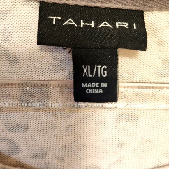 Tahari animal print top - Picture 3 of 4